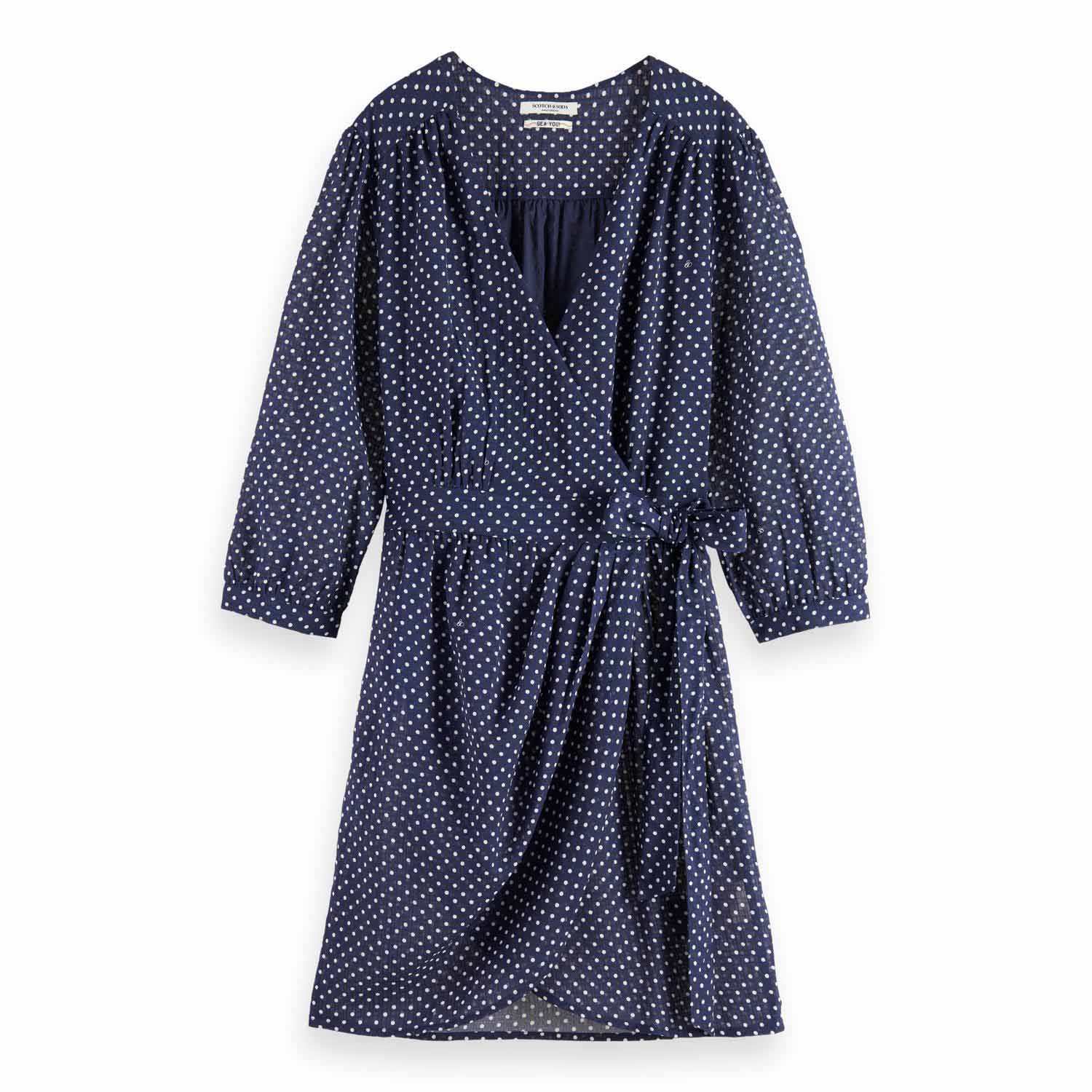 Scotch & Soda Mini Wrap Dress